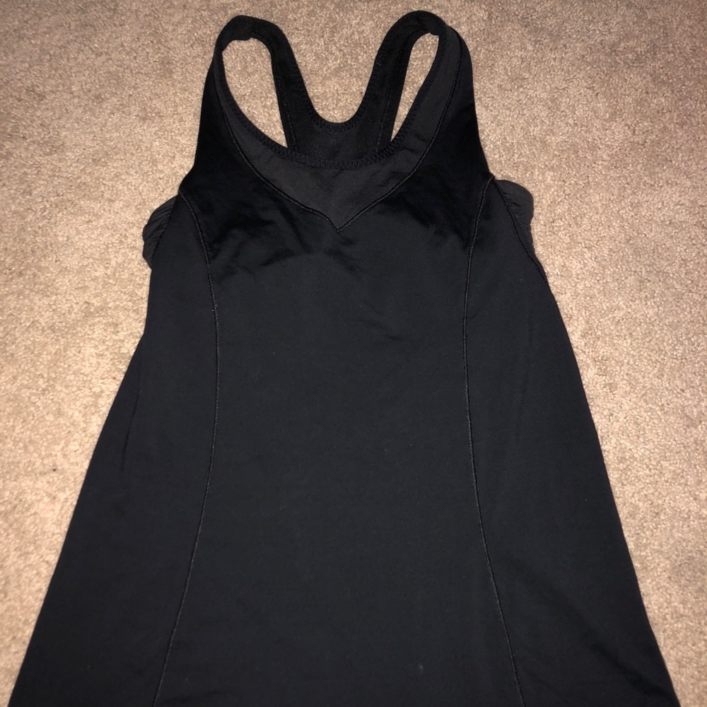 Lulu Lemon black tank top size 6